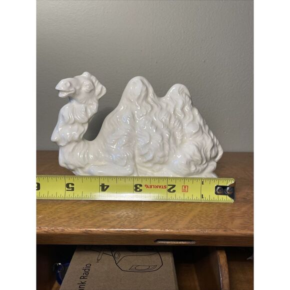 Vintage Atlantic Mold‎ Lot 1 PC Nativity Camel White Ceramic - Picture 9 of 9